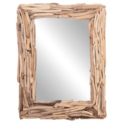 ΚΑΘΡΕΠΤΗΣ ΤΟΙΧΟΥ TWIGS HM4440 DRIFTWOOD ΣΕ ΦΥΣΙΚΟ ΧΡΩΜΑ 62x10x82Υεκ.