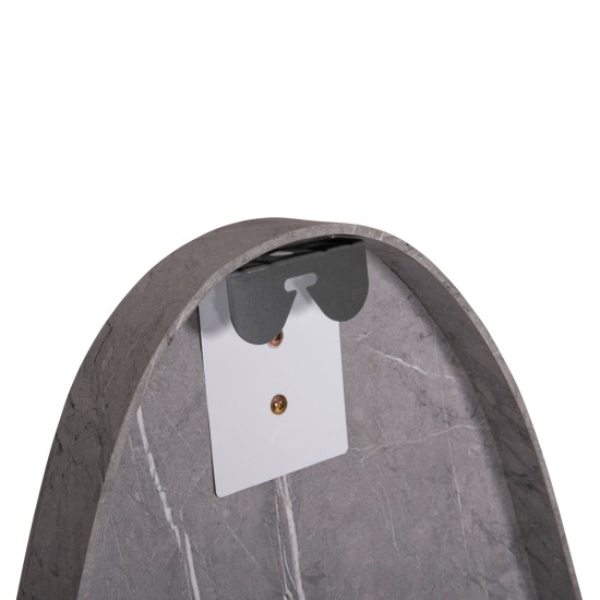 ΚΑΘΡΕΠΤΗΣ ΤΟΙΧΟΥ CRITHER HM4486.02 ΜΕ ΠΛΑΙΣΙΟ MDF ΣΕ GREY MARBLE ΧΡΩΜΑ 49x140Υεκ.