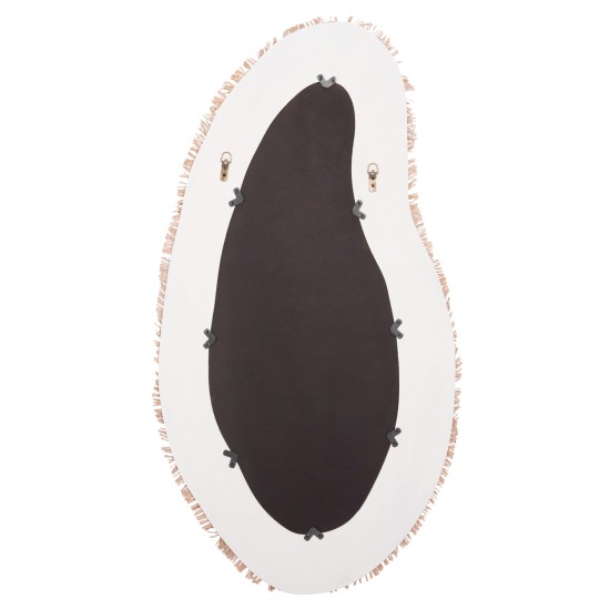 ΚΑΘΡΕΠΤΗΣ ΤΟΙΧΟΥ ΣΕΙΡΑ SANTORINI HM4525 MDF ΥΠΟΛΕΥΚΟ-ΔΙΑΚΟΣΜΗΣΗ ΣΕ ΜΠΕΖ 63x1,8x120Υεκ.