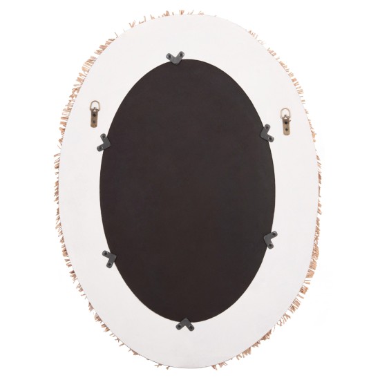 ΚΑΘΡΕΠΤΗΣ ΤΟΙΧΟΥ ΣΕΙΡΑ SANTORINI HM4528 MDF ΥΠΟΛΕΥΚΟ-ΔΙΑΚΟΣΜΗΣΗ ΣΕ ΜΠΕΖ 60x2x80Υεκ.