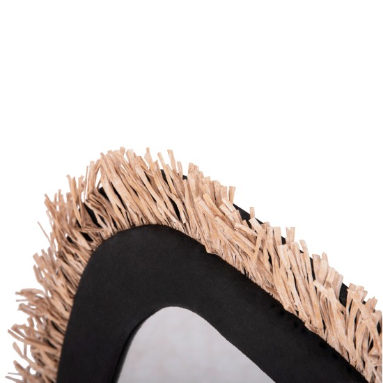 ΚΑΘΡΕΠΤΗΣ ΤΟΙΧΟΥ ΣΕΙΡΑ SANTORINI HM4530 MDF ΜΑΥΡΟ-ΔΙΑΚΟΣΜΗΣΗ ΣΕ ΜΠΕΖ 80x1,8x60Υεκ.