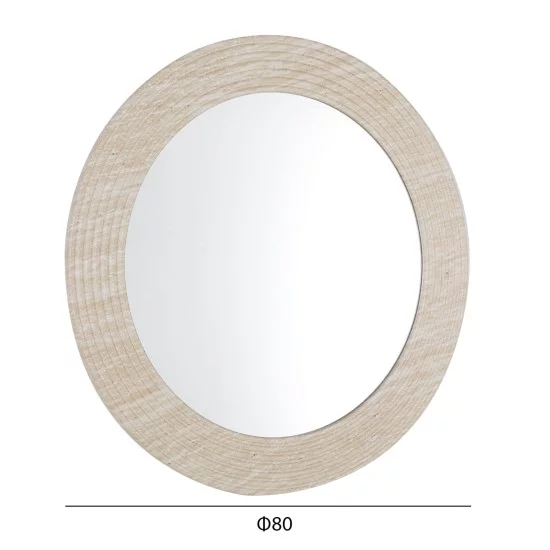 ΚΑΘΡΕΠΤΗΣ ΤΟΙΧΟΥ FONTE HM4880 ΠΛΑΙΣΙΟ MDF ΜΕ PVC ΣΕ ΧΡΩΜΑΤΙΣΜΟ ΤΡΑΒΕΡΤΙΝΑΣ Φ80εκ.
