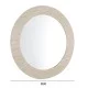 ΚΑΘΡΕΠΤΗΣ ΤΟΙΧΟΥ FONTE HM4880 ΠΛΑΙΣΙΟ MDF ΜΕ PVC ΣΕ ΧΡΩΜΑΤΙΣΜΟ ΤΡΑΒΕΡΤΙΝΑΣ Φ80εκ.
