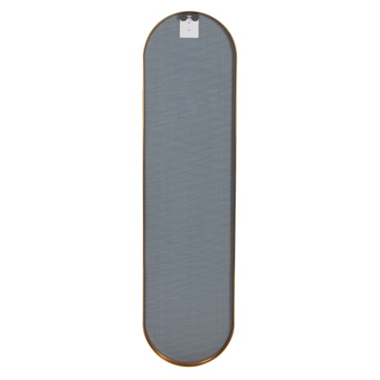 ΚΑΘΡΕΠΤΗΣ ΤΟΙΧΟΥ HM9581.30 ΨΗΛΟΣ ΟΒΑΛ ΣΚΕΛΕΤΟΣ ΑΛΟΥΜΙΝΙΟΥ ΧΡΥΣΟΣ 38,5x4x149Υεκ.