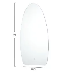 ΚΑΘΡΕΠΤΗΣ TOIXOY ΣΕΙΡΑ TORCH HM4496 ΧΩΡΙΣ ΠΛΑΙΣΙΟ-LED ΟΠΙΣΘΙΟΣ ΦΩΤΙΣΜΟΣ 48,5x79Υεκ.