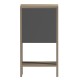 ΚΟΜΟΔΙΝΟ ARGUS HM18378.13 ΜΕΛΑΜΙΝΗ SONAMA/ΓΚΡΙ 30x30x55Υεκ.