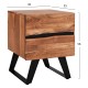 ΚΟΜΟΔΙΝΟ ALICIA HM8360.11 ΑΠΟ ΜΑΣΙΦ ΞΥΛΟ ΑΚΑΚΙΑΣ 45x35x56Yεκ.