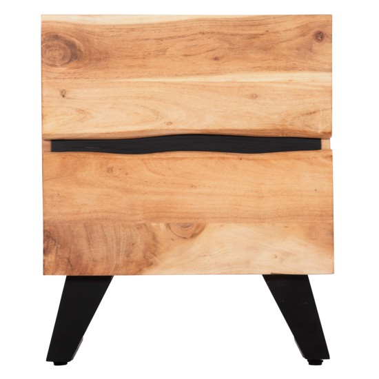 ΚΟΜΟΔΙΝΟ ALICIA HM8360.11 ΑΠΟ ΜΑΣΙΦ ΞΥΛΟ ΑΚΑΚΙΑΣ 45x35x56Yεκ.