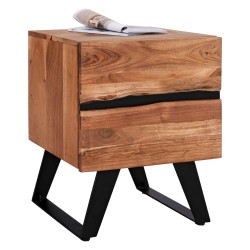 ΚΟΜΟΔΙΝΟ ALICIA HM8360.11 ΑΠΟ ΜΑΣΙΦ ΞΥΛΟ ΑΚΑΚΙΑΣ 45x35x56Yεκ. ΚΟΜΟΔΙΝΟ ALICIA HM8360.11 ΑΠΟ ΜΑΣΙΦ ΞΥΛΟ ΑΚΑΚΙΑΣ 45x35x56Yεκ.