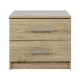ΚΟΜΟΔΙΝΟ ΜΕΛΑΜΙΝΗΣ CHELSEA HM2220.02 SONAMA 48X40,5X41,5 εκ.