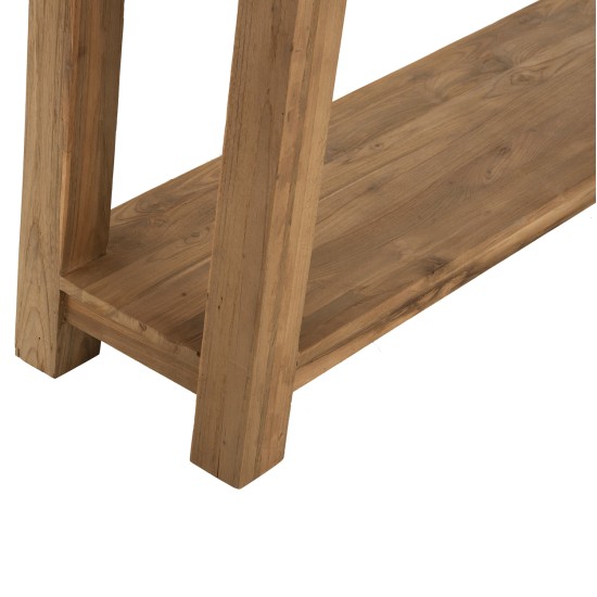 ΚΟΝΣΟΛΑ ΧΩΡΙΣ ΣΥΡΤΑΡΙ ΑΠΟ ΑΝΑΚΥΚΛΩΜΕΝΟ ΞΥΛΟ ΤΕΑΚ HM9554 240x45x91Υεκ.