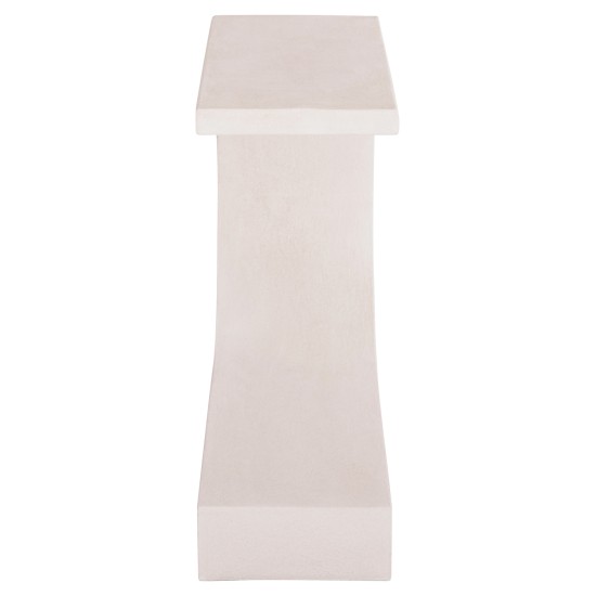 ΚΟΝΣΟΛΑ ΣΕΙΡΑ SANTORINI HM18049 MDF ΣΕ ΥΠΟΛΕΥΚΟ ΧΡΩΜΑ 110x30x70Υεκ.