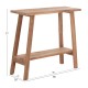 ΚΟΝΣΟΛΑ TALIBER HM18256 ΞΥΛΟ TEAK ΣΕ ΦΥΣΙΚΟ ΧΡΩΜΑ 90x30x77Υεκ.