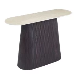 ΚΟΝΣΟΛΑ CATER HM18323 ΚΕΡΑΜΙΚΟ TOP ΟΨΗ ΤΡΑΒΕΡΤΙΝΑΣ-MDF ΒΑΣΗ 120x40x78Υεκ.