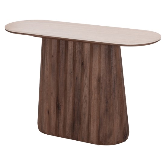 ΚΟΝΣΟΛΑ WALDEN HM18439 ΚΕΡΑΜΙΚΟ TOP ΤΡΑΒΕΡΤΙΝΑ--MDF ΒΑΣΗ ΚΑΡΥΔΙ 120x40x76Υεκ