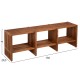 ΚΟΝΣΟΛΑ TV NYA HM9831 ΜΑΣΙΦ ΞΥΛΟ TEAK ΣΕ ΦΥΣΙΚΟ ΧΡΩΜΑ 130x29,5x46Υ εκ.