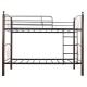 ΚΟΥΚΕΤΑ ΜΕ ΣΤΡΩΜΑΤΑ STOREY HM10749.10 ΜΕΤΑΛΛΟ & ΞΥΛΟ RUBBERWOOD--ΣΤΡΩΜΑΤΑ 90x190εκ.