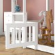 ΚΟΥΚΕΤΑ ΠΑΙΔΙΚΗ ΜΕ ΠΑΡΚΑΚΙ PLAYKID HM21312.01 ΞΥΛΟ ΠΕΥΚΟΥ ΛΕΥΚΟ--ME ΣΤΡΩΜΑ 90x190εκ