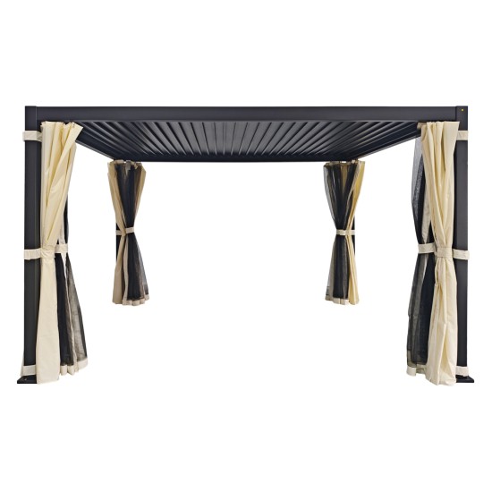 ΚΟΥΝΟΥΠΙΕΡΑ-ΚΟΥΡΤΙΝΑ QUITO HM6614 ΓΙΑ ΠΕΡΓΚΟΛΕΣ 3X4X2,4μ