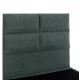 ΚΡΕΒΑΤΙ MILO ΑΠΟ ΠΡΑΣΙΝΟ ΥΦΑΣΜΑ τύπου NUBUCK HM646.27 ΓΙΑ ΣΤΡΩΜΑ 120x200 εκ.