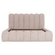 ΚΡΕΒΑΤΙ ΔΙΠΛΟ MARIUS HM759.03 ΜΠΕΖ CHENILLE ΥΦΑΣΜΑ-- ΓΙΑ ΣΤΡΩΜΑ 160x200εκ