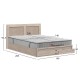 ΚΡΕΒΑΤΙ ΔΙΠΛΟ CAPRI ΜΕ 2 ΣΥΡΤΑΡΙΑ & ΣΤΡΩΜΑ HM10759.02 ΜΕΛΑΜΙΝΗ SONAMA-ΓΙΑ 140x200εκ