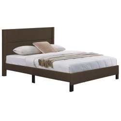 ΚΡΕΒΑΤΙ TRILLOP HM666.13 ΚΑΦΕ ΥΦΑΣΜΑ ΓΙΑ ΣΤΡΩΜΑ 160X200εκ.