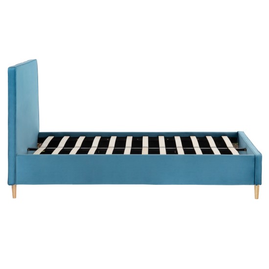 ΚΡΕΒΑΤΙ ΗΜΙΔΙΠΛΟ ΜΕ ΣΤΡΩΜΑ MAYLIN HM10758.08 ΒΕΛΟΥΔΟ ΤΙΡΚΟΥΑΖ--ΣΤΡΩΜΑ 120Χ200εκ