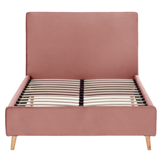 ΚΡΕΒΑΤΙ MAYLIN ΜΕ ΣΑΠΙΟ ΜΗΛΟ ΒΕΛΟΥΔΟ HM598.02 ΓΙΑ ΣΤΡΩΜΑ 120x200 EK.