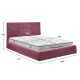 ΚΡΕΒΑΤΙ ΜΕ ΣΤΡΩΜΑ & ΑΠΟΘ.ΧΩΡΟ BRILEY HM10765.02 ΣΑΠΙΟ ΜΗΛΟ ΒΕΛΟΥΔΟ--ΣΤΡΩΜΑ 160x200εκ