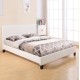 ΚΡΕΒΑΤΙ ΜΕ ΣΤΡΩΜΑ BECCA HM10760.01 ΛΕΥΚΟ PU--ΓΙΑ 150x200εκ