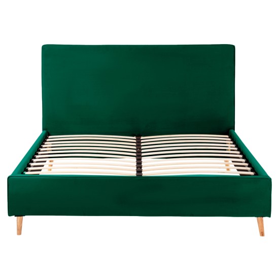 ΚΡΕΒΑΤΙ ΜΕ ΣΤΡΩΜΑ INDRA HM21280.04 ΚΥΠΑΡΙΣΣΙ ΒΕΛΟΥΔΟ--ΓΙΑ 160x200εκ