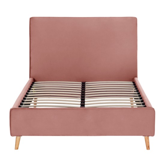 ΚΡΕΒΑΤΙ ΜΕ ΣΤΡΩΜΑ MAYLIN HM21281.01 ΣΑΠΙΟ ΜΗΛΟ ΒΕΛΟΥΔΟ--ΓΙΑ 120x200εκ