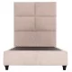 ΚΡΕΒΑΤΙ ΜΟΝΟ MILO HM652.32 ΜΠΕΖ TEDDY ΥΦΑΣΜΑ ΓΙΑ ΣΤΡΩΜΑ 90x200εκ