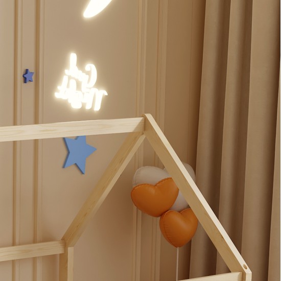 ΚΡΕΒΑΤΙ ΠΑΙΔΙΚΟ PEPE HM677.01 τ.MONTESSORI ΞΥΛΟ ΠΕΥΚΟ ΦΥΣΙΚΟ- 190x90εκ