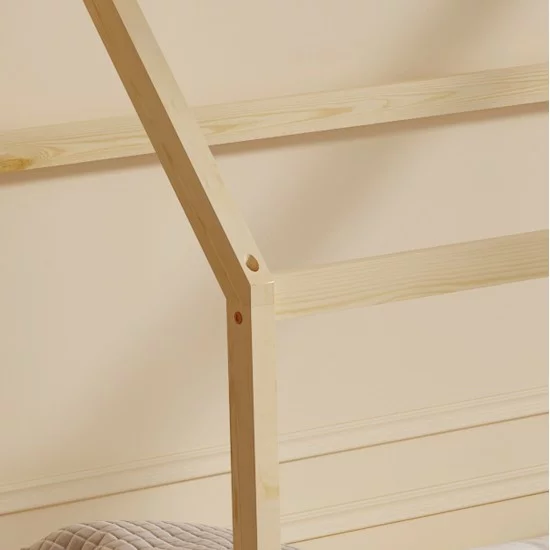 ΚΡΕΒΑΤΙ ΠΑΙΔΙΚΟ PEPE HM677.01 τ.MONTESSORI ΞΥΛΟ ΠΕΥΚΟ ΦΥΣΙΚΟ- 190x90εκ