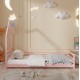 ΚΡΕΒΑΤΙ ΠΑΙΔΙΚΟ ΜΕ ΣΤΡΩΜΑ HOUSER HM21301.02 ΞΥΛΟ ΠΕΥΚΟΥ ΣΕ ΡΟΖ--ΣΤΡΩΜΑ 90x190εκ