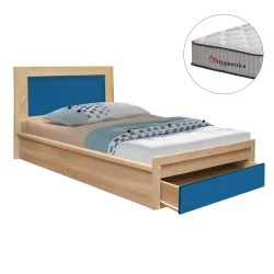 ΚΡΕΒΑΤΙ ΠΑΙΔΙΚΟ ΜΕ ΣΥΡΤΑΡΙ PLAYROOM HM10752.01 ΜΕΛΑΜΙΝΗ SONAMA/ΣΙΕΛ--ΣΤΡΩΜΑ 90x190εκ