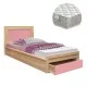 ΚΡΕΒΑΤΙ ΠΑΙΔΙΚΟ ΜΕ ΣΥΡΤΑΡΙ PLAYROOM HM21326.01 ΜΕΛΑΜΙΝΗ SONAMA/ΡΟΖ--ΜΕ ΣΤΡΩΜΑ 90x190εκ