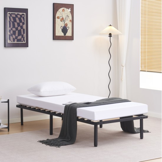 ΚΡΕΒΑΤΙ-ΥΠΟΣΤΡΩΜΑ MARKY HM693.01 ΜΕΤΑΛΛΙΚΟ ΜΑΥΡΟ ΓΙΑ ΣΤΡΩΜΑ 190x90εκ