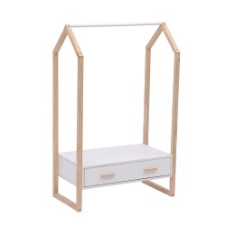 ΚΡΕΜΑΣΤΡΑ ΜΕ ΣΥΡΤΑΡΙ ΠΑΙΔΙΚH PEPE HM2492.03 ΜΕΛΑΜΙΝΗ-ΞΥΛΟ ΠΕΥΚΟΥ 80x40x125Υεκ