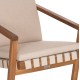 LOUNGE ΣΕΤ ΕΞ.ΧΩΡΟΥ 3ΤΜΧ DAME HM10982 ΞΥΛΟ ΑΚΑΚΙΑΣ--ΣΧΟΙΝΙ STRAP & ΜΑΞΙΛΑΡΙΑ ΣΕ ΜΠΕΖ