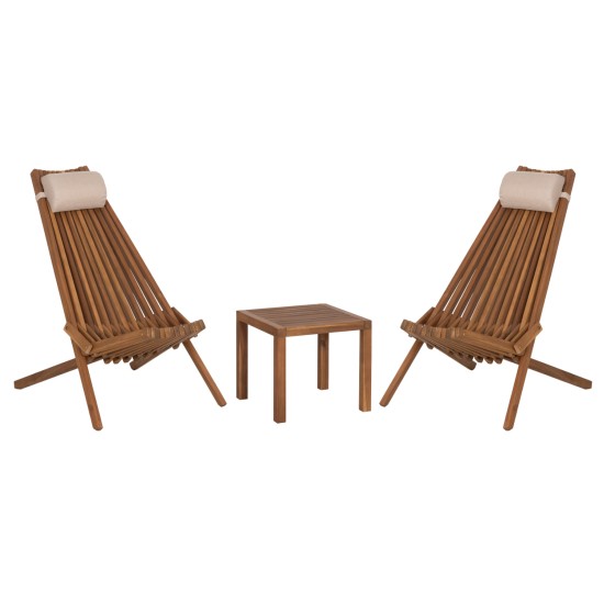 LOUNGE ΣΕΤ ΕΞ.ΧΩΡΟΥ 3ΤΜΧ SHIGAN HM10993 ΞΥΛΟ ΑΚΑΚΙΑΣ--ΜΑΞΙΛΑΡI ΚΕΦΑΛΗΣ ΣΕ ΜΠΕΖ