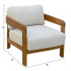 LOUNGE ΣΕΤ SOLARA HM10892 ΤΡΑΠΕΖΑΚΙ & 2 ΠΟΛΥΘΡΟΝΕΣ--ΞΥΛΟ ΑΚΑΚΙΑΣ--ΕΚΡΟΥ ΜΑΞΙΛΑΡΙΑ