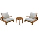 LOUNGE ΣΕΤ MIREX HM10893 ΤΡΑΠΕΖΑΚΙ & 2 ΠΟΛΥΘΡΟΝΕΣ--ΞΥΛΟ ΑΚΑΚΙΑΣ--ΕΚΡΟΥ ΜΑΞΙΛΑΡΙΑ