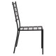 ΜΕΤΑΛΛΙΚΗ ΚΑΡΕΚΛΑ EMERY HM5509 ΣΕ ΜΑΥΡΗ ΑΠΟΧΡΩΣΗ 46x58x88  cm