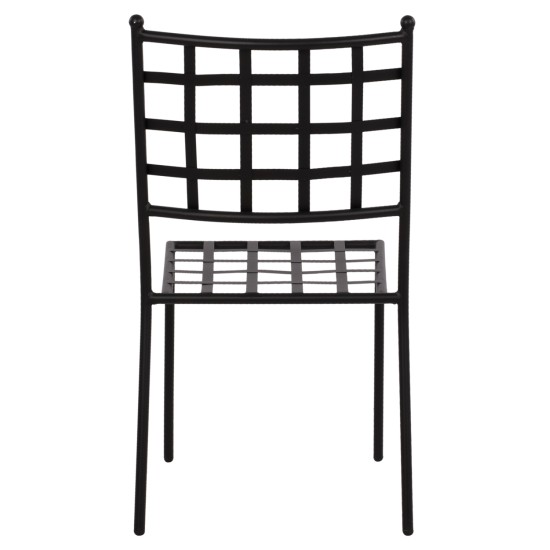 ΜΕΤΑΛΛΙΚΗ ΚΑΡΕΚΛΑ EMERY HM5509 ΣΕ ΜΑΥΡΗ ΑΠΟΧΡΩΣΗ 46x58x88  cm