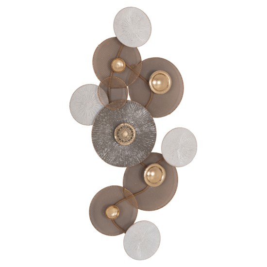 ΜΕΤΑΛΛΙΚΟ ΔΙΑΚΟΣΜΗΤΙΚΟ ΤΟΙΧΟΥ HM7165 ΧΡΥΣΟ ΛΕΥΚΟ 91x6x50Y εκ.