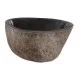 ΝΙΠΤΗΡΑΣ STONE SINK ΛΑΞΕΥΜΕΝΗ ΠΕΤΡΑ ΓΚΡΙ ΑΠΟΧΡΩΣΗ HM4193 55x44x16Υ εκ.