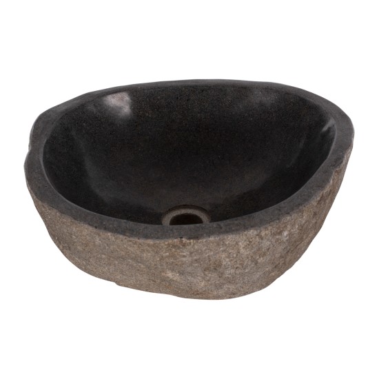 ΝΙΠΤΗΡΑΣ STONE SINK ΛΑΞΕΥΜΕΝΗ ΠΕΤΡΑ ΓΚΡΙ ΧΡΩΜΑ 40x40x20Yεκ.HM7807